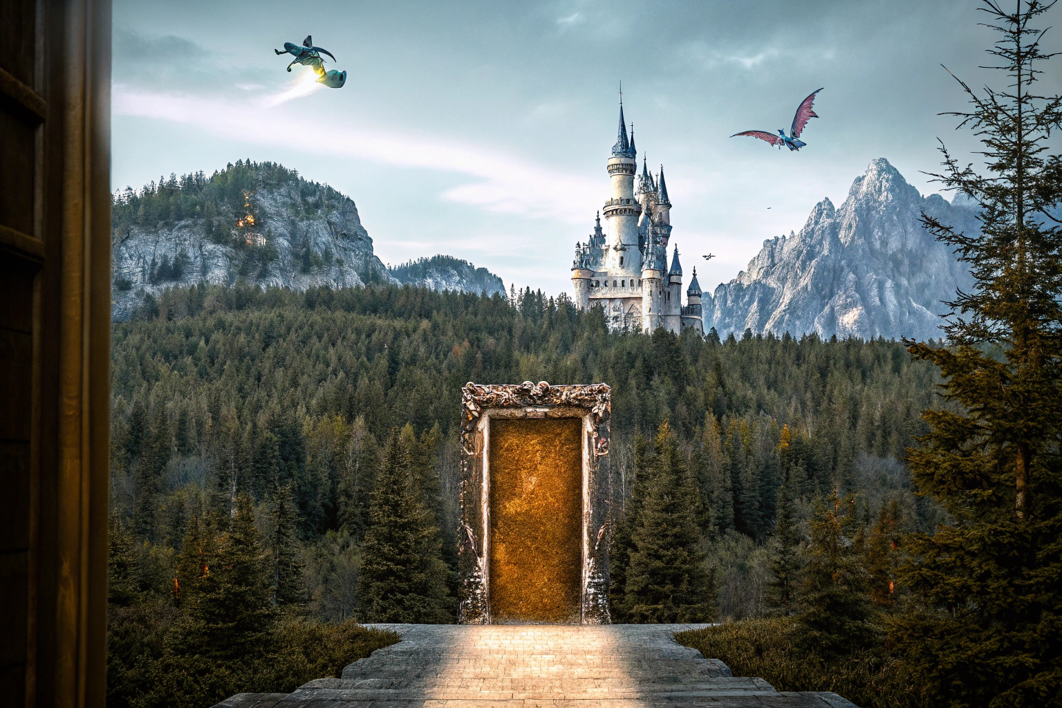 Illustration eines Gamers, der ein beeindruckend inszeniertes Rollenspiel erlebt, das Immersion zeigt. Immersives Storytelling im Rollenspiel