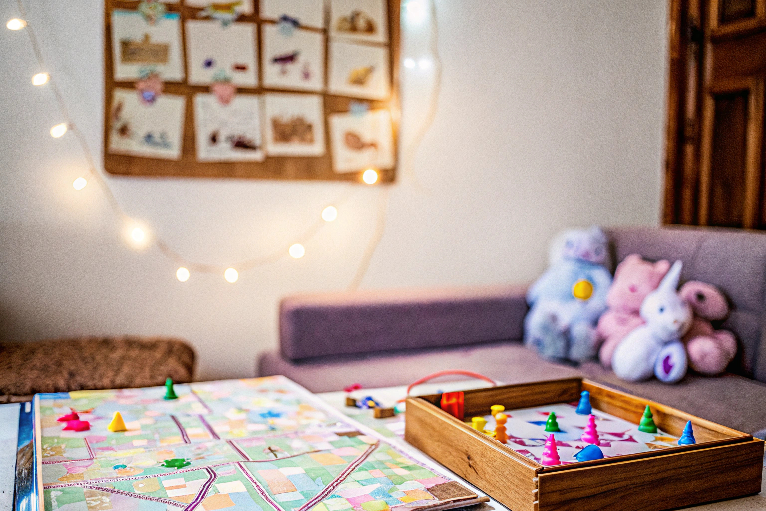 Kinder spielen EXIT-Rätselspiel