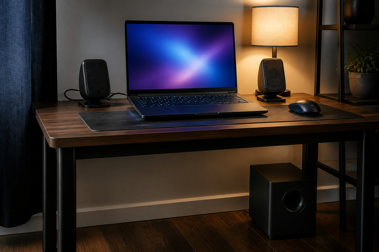 Kompakte USB PC Lautsprecher für kleine Gaming-Schreibtische