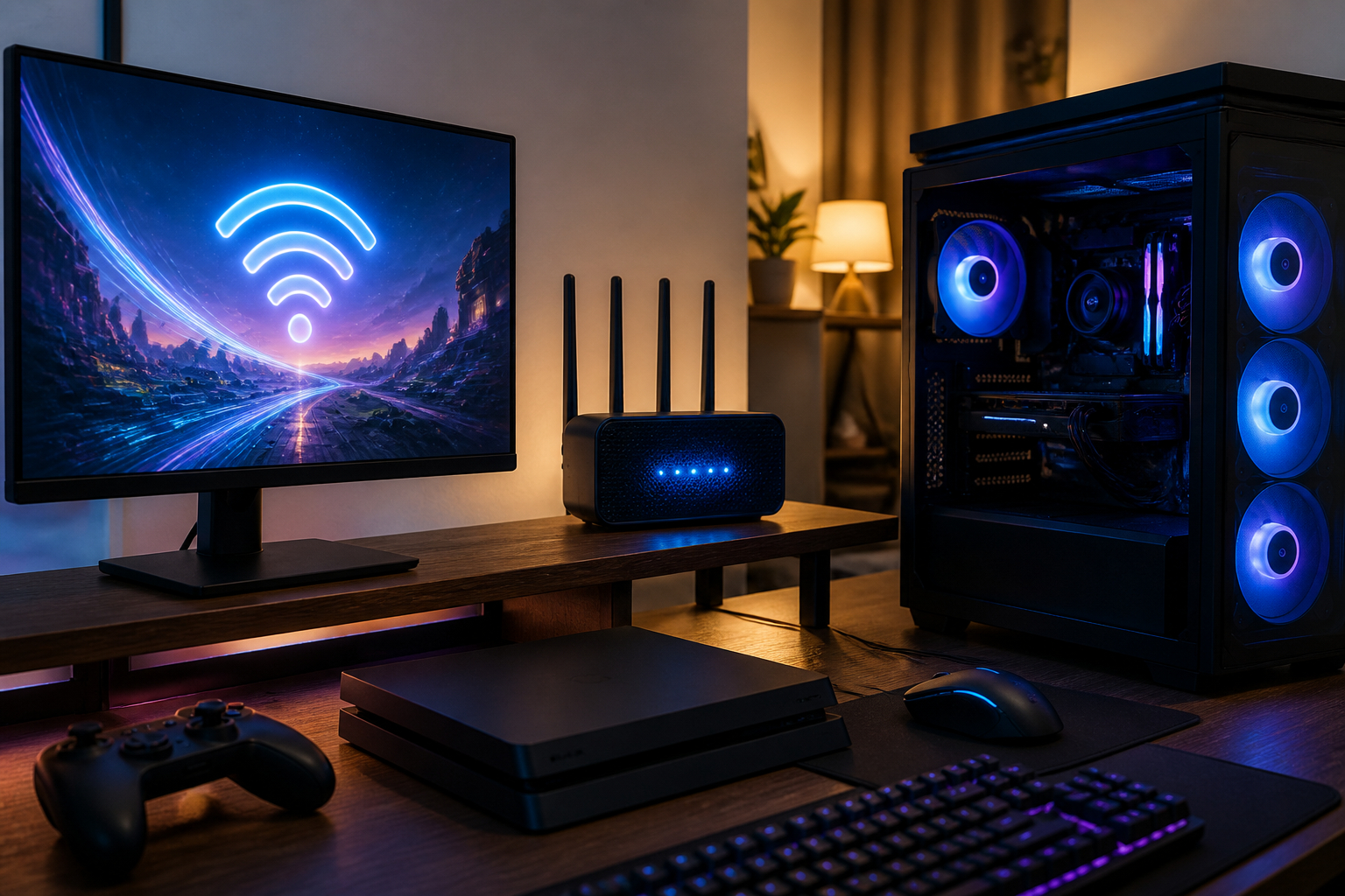 Wi-Fi-7-Router für stabiles Gaming am PC
