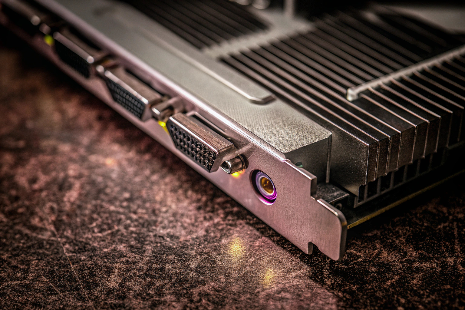 MSI GeForce GT710 Grafikkarte in einer Nahaufnahme MSI GeForce GT710 Nahaufnahme