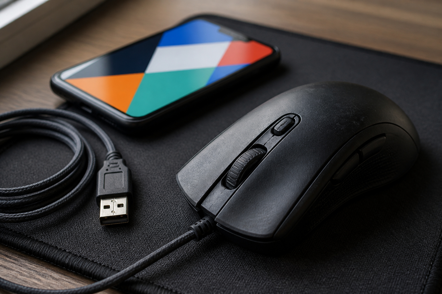 Gaming Maus gebraucht auf Funktion und Verschleiß prüfen