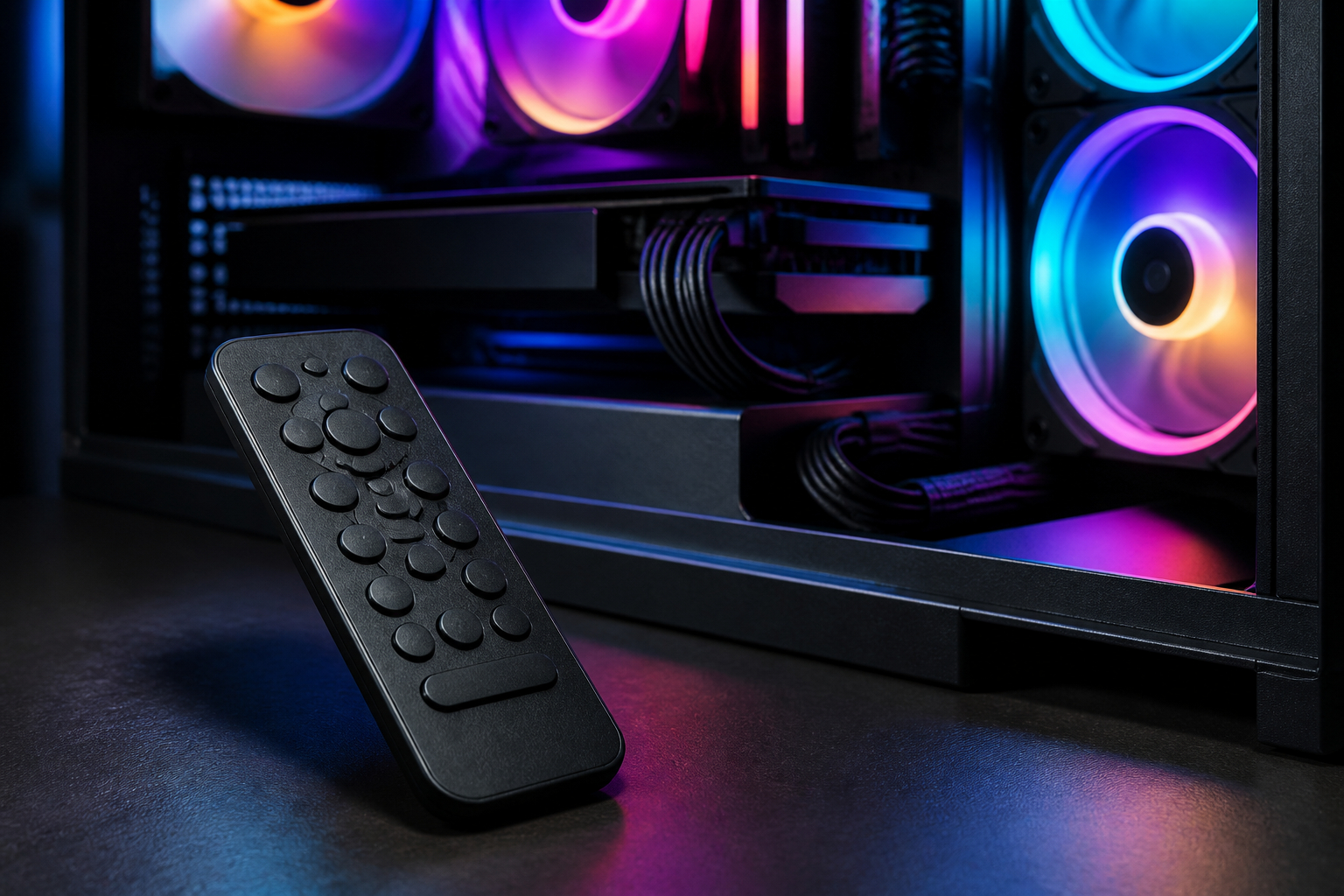 ARGB-Controller mit Fernbedienung für Gaming-PC-Beleuchtung