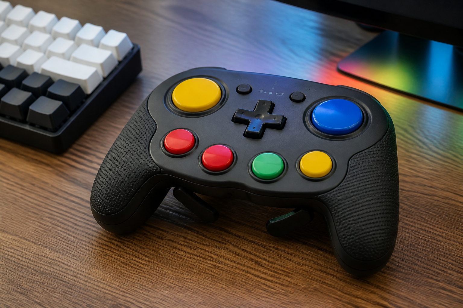 Individuell belegter Controller für barrierefreies PC-Gaming