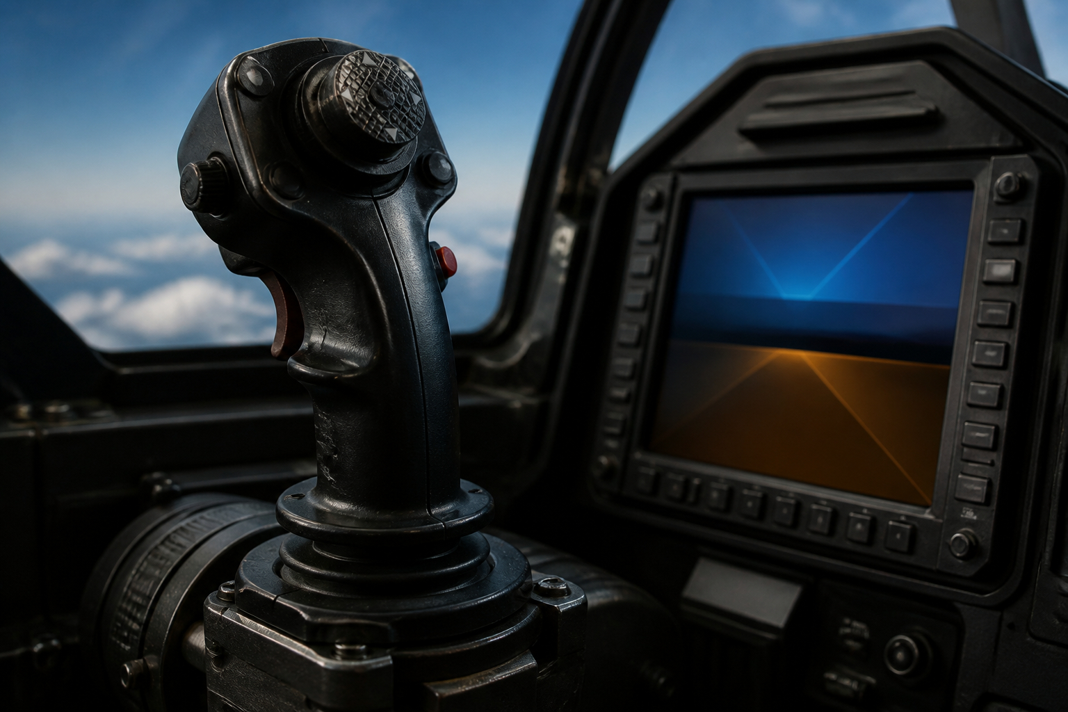 HAT-Schalter am Joystick für Cockpitansicht