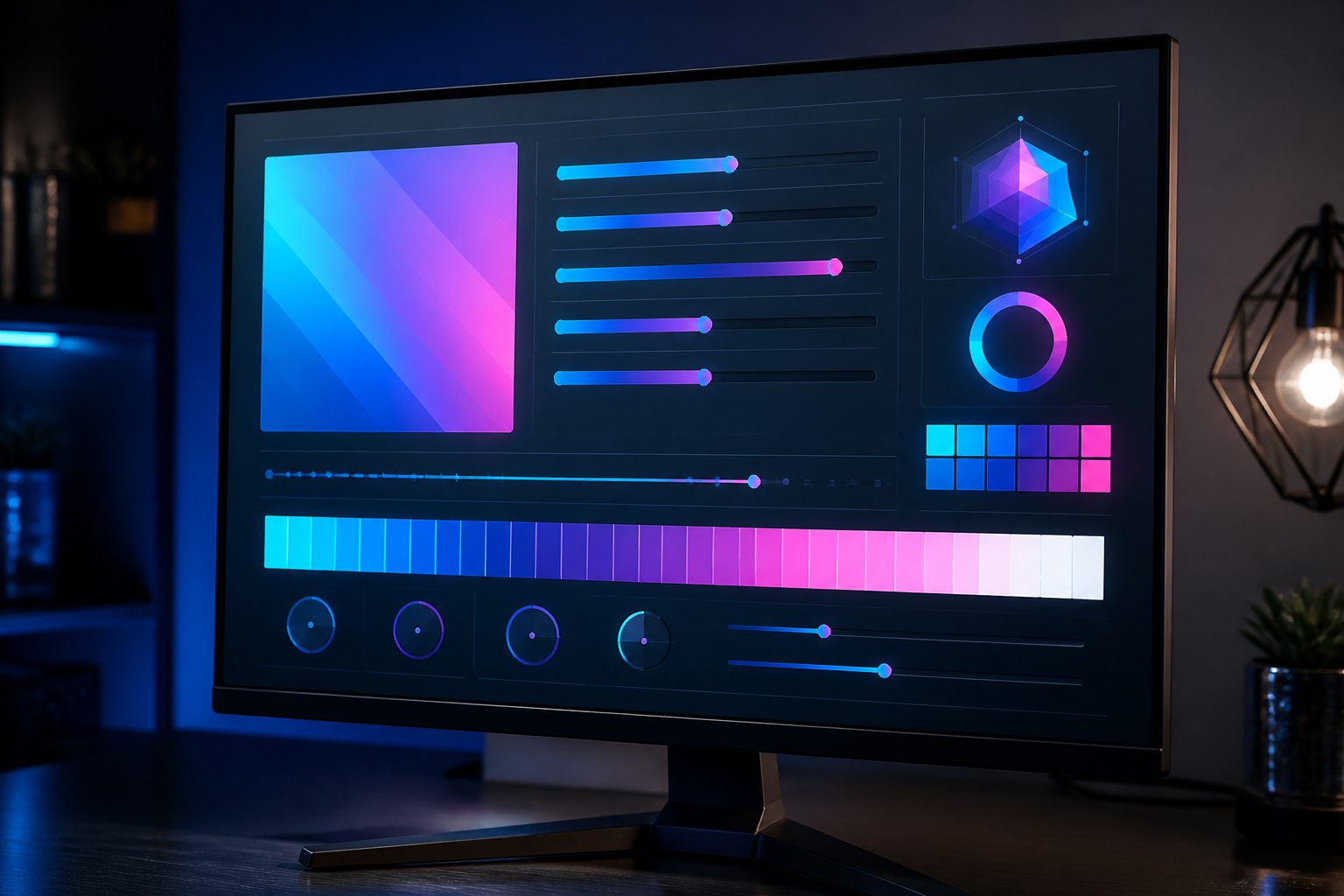 Adaptive-Sync-Einstellungen im Gaming-Monitor-Menü gegen VRR-Flicker