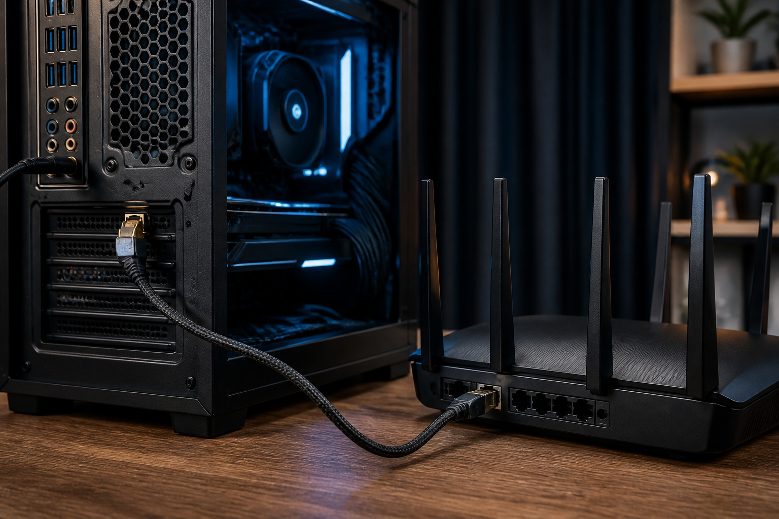 Ethernet oder Wi-Fi 7 beim Online-Gaming