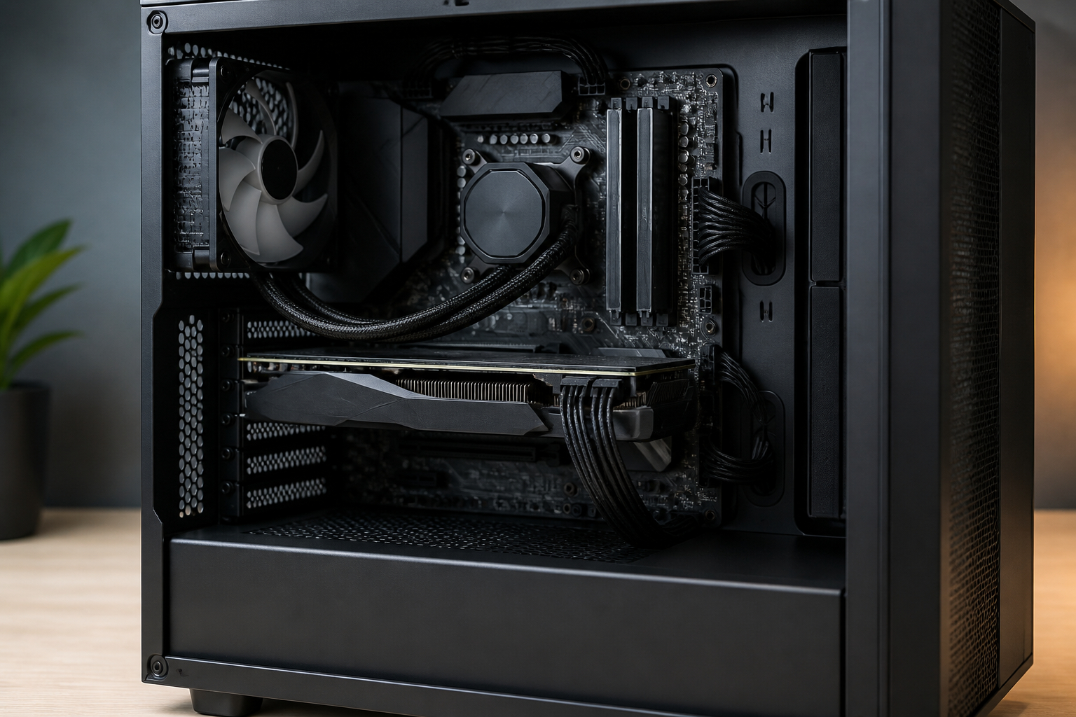Gaming-PC-Mainboard vor einer sicheren BIOS-Optimierung
