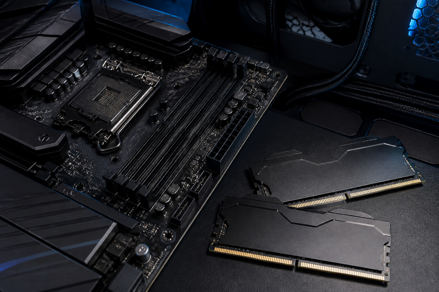 DDR5 RAM Module im Gaming PC vor der XMP und EXPO Einrichtung