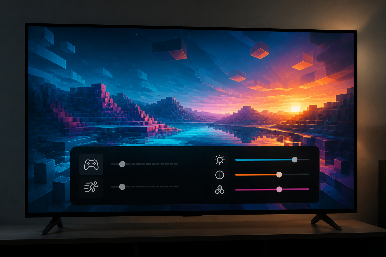Game Mode und Bildoptionen für Retro-Spiele am modernen Fernseher