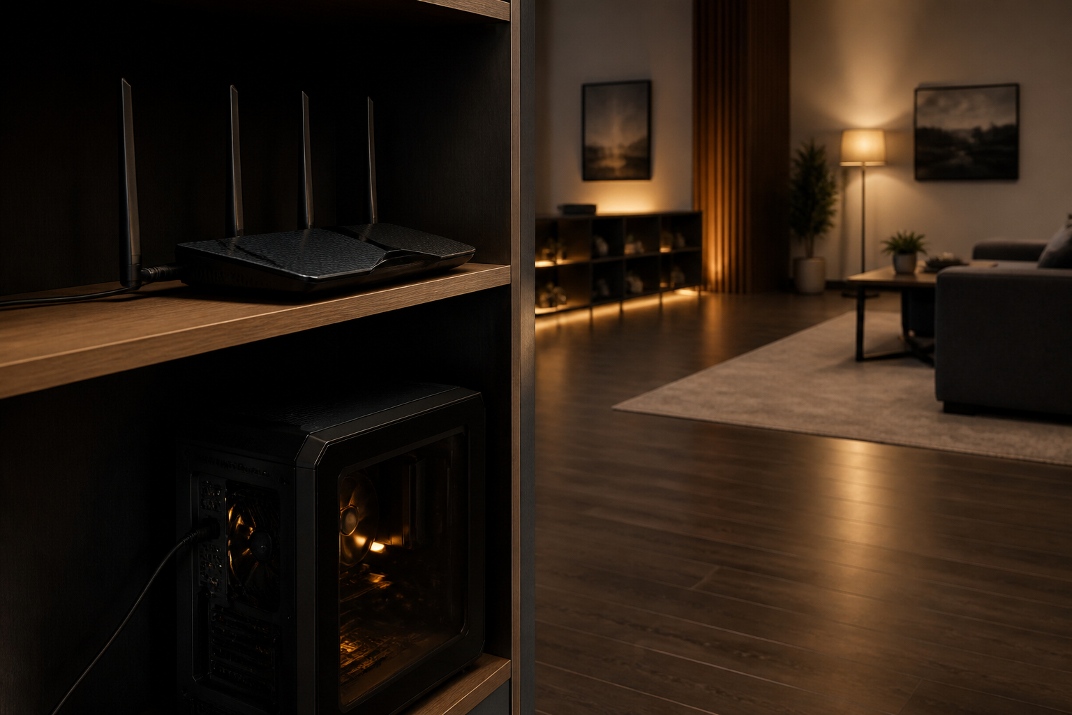 Wi-Fi-6-Router für stabiles kabelloses VR