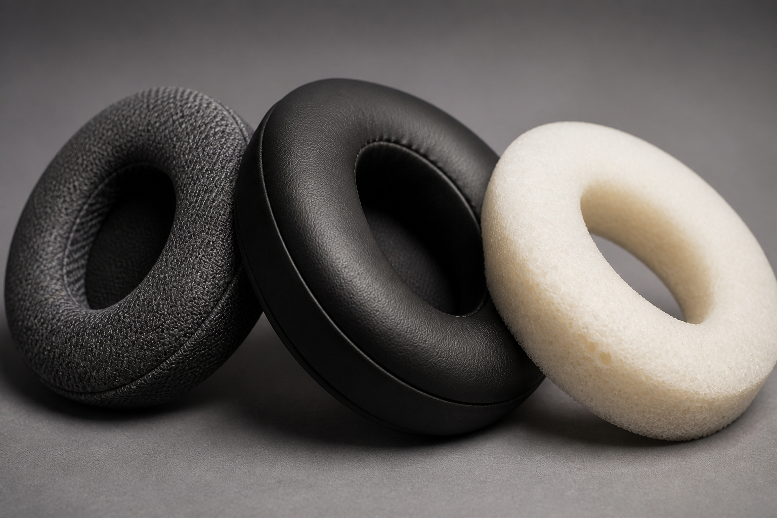 Ohrpolster aus Stoff Kunstleder und Memory Foam für Gaming-Headsets