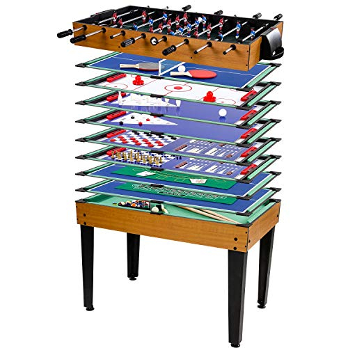 GAMES PLANET Multigame Spieletisch Mega 15 in 1