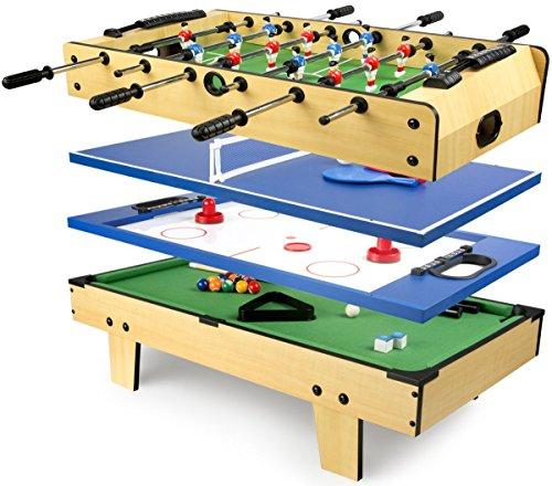 Leomark Multigame Mobiler Spieltisch aus Holz