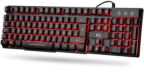 Rii RK100 Einsteiger Gaming Tastatur