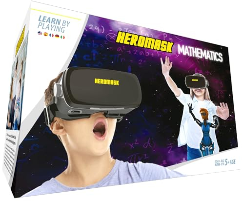Heromask: VR Headset + Mathe Spiele