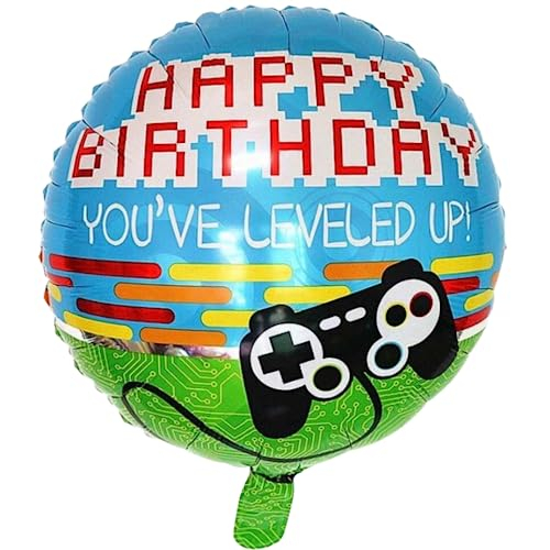 DIWULI, Gamer Happy Birthday Luftballon