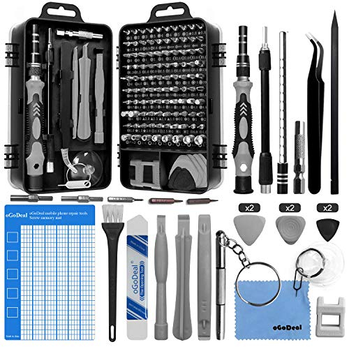 oGoDeal 127 in 1 Mini Feinmechaniker Schraubendreher Werkzeug Set