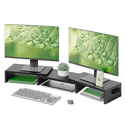 BONTEC Monitorständer Holz