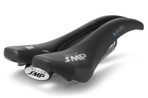 Smp Unisex – Erwachsene E-Sport Medium Gel Sattel, Schwarz