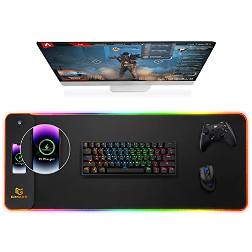 Gimars Upgrade Gaming Mauspad RGB