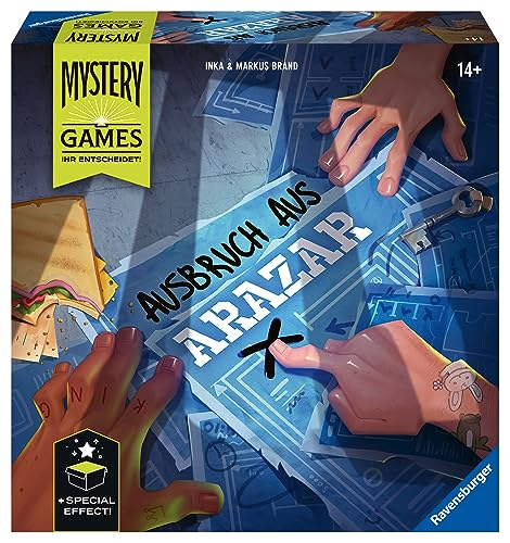 Ravensburger Familienspiel 27365 - Mystery Games: Der Ausbruch aus Arazar