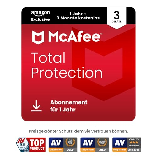 McAfee Total Protection (3 Geräte) 2025
