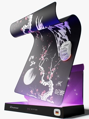 Nyfter - XXL Gaming Mauspad Sakura Weiß