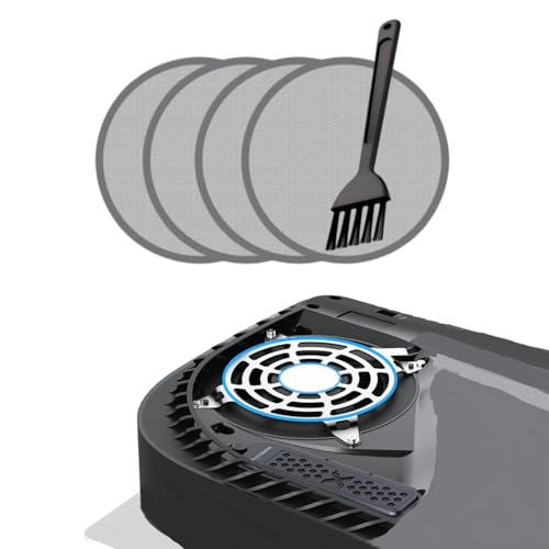 ACIDALIE PS5 Ventilator-Staubfilter mit 4 Staubschutzhüllen