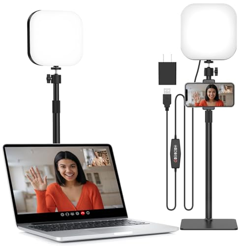 Mojimdo 180 LED Videolicht mit Handyhalter