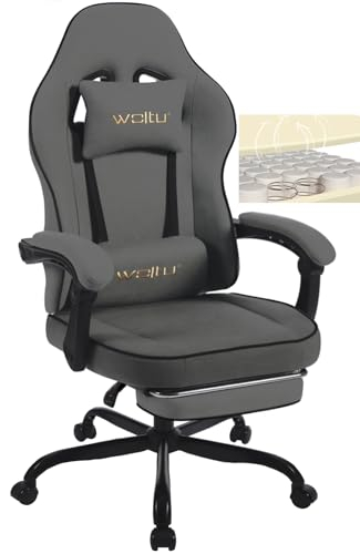 WOLTU Gaming Stuhl mit Taschenfederkissen