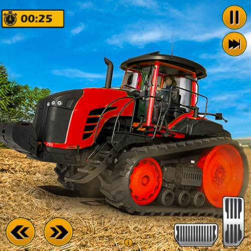Realer Traktor-Landwirtschafts-Ernte-Feldfrucht-Simulator 3D