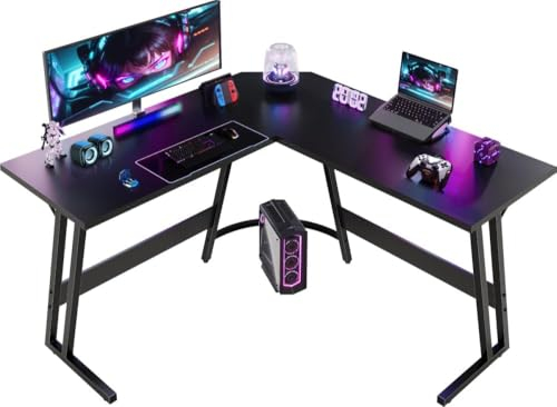 Devoko Gaming Tisch, Computertisch, Eckschreibtisch