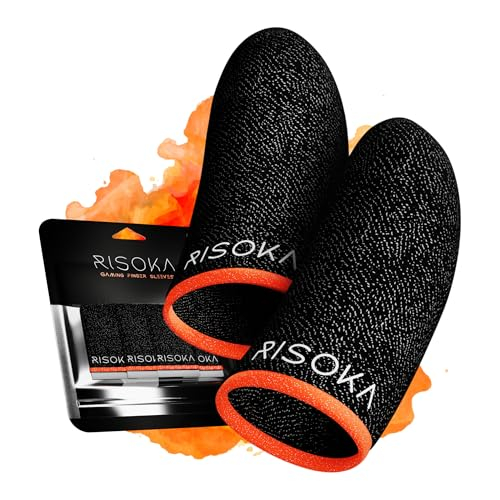 RISOKA® 10 Stück Gaming Finger Sleeves