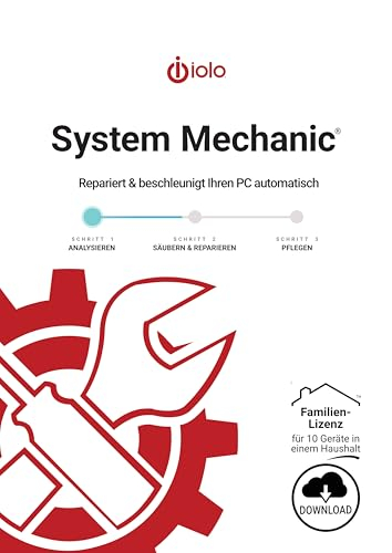 IOLO System Mechanic 2025 Windows / Family - 10 PC / 1 Jahr *Deutsch*