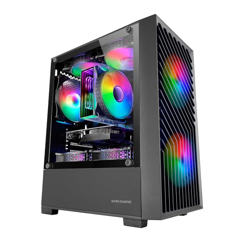 MARSGAMING MC-Vortex MicroATX Gaming-Gehäuse