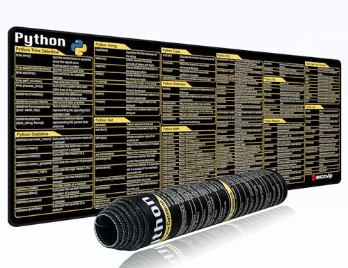 Python Shortcuts Unterlage Mauspad