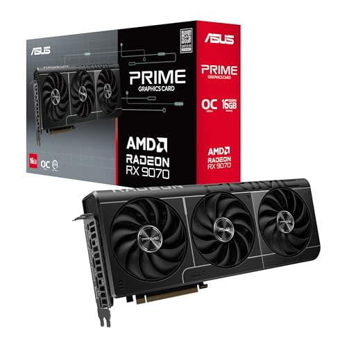 ASUS Prime Radeon RX 9070 OC Edition 16GB GDDR6 Gaming Grafikkarte
