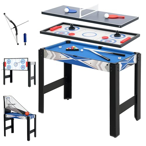 SPORTNOW Multigame Spieltisch 5 in 1