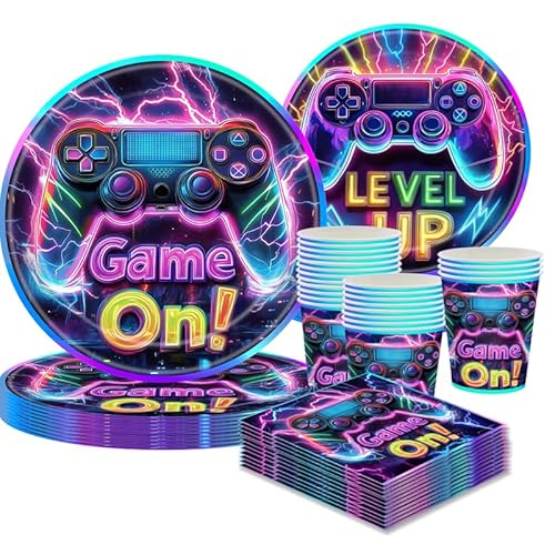 Videospiele Partygeschirr Set