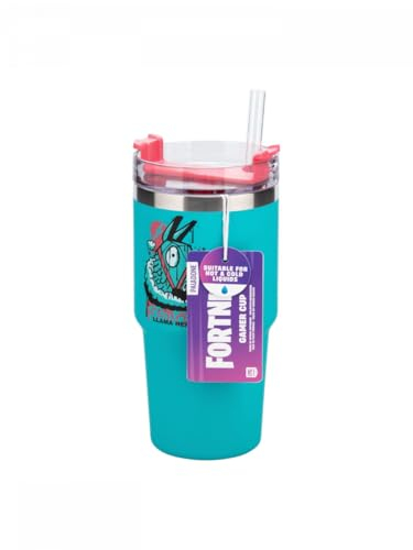 Paladone Fortnite 600 ml blau isolierte Gamer-Tasse