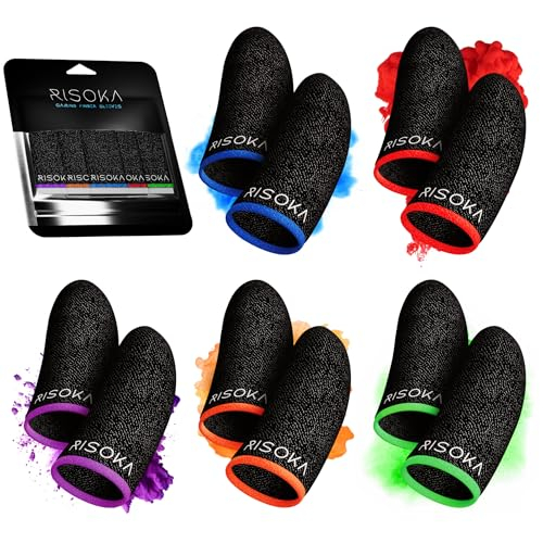 RISOKA Gaming Finger Sleeves
