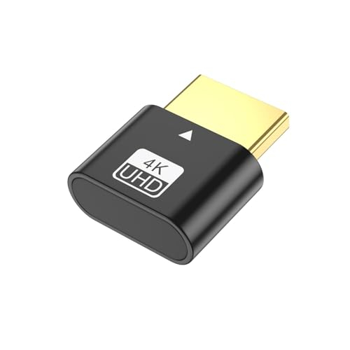 Zktfyshk DisplayPort-Dummys-Stecker-Adapter mit EDID-Emulator
