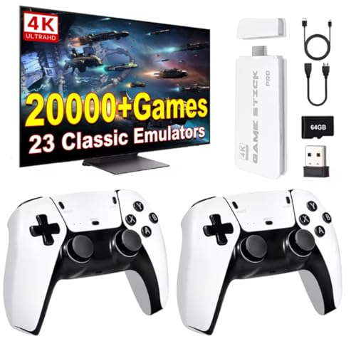 Whatsko Retro Konsole Spielkonsole Game Stick 4K