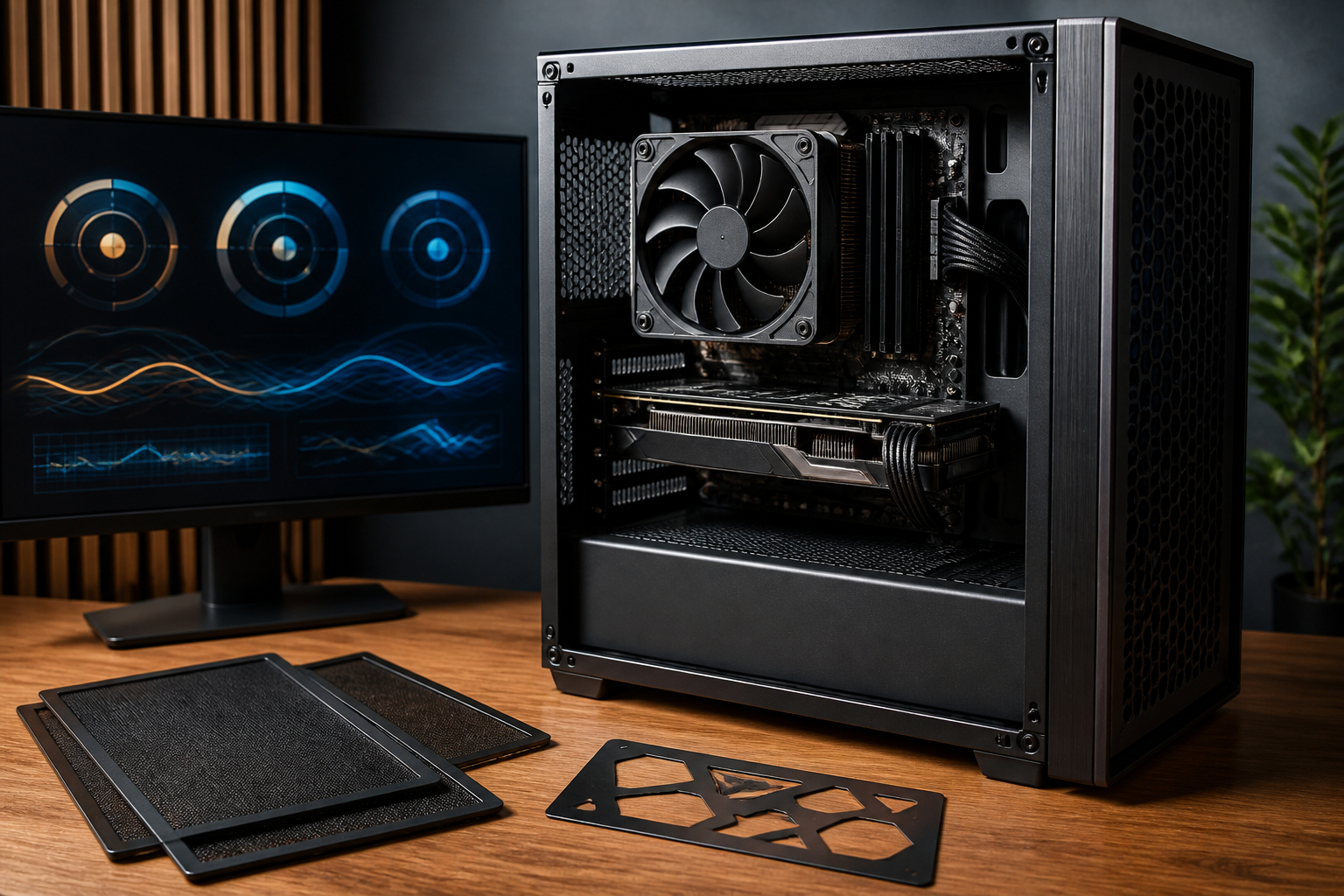 PC-Wartung mit Temperaturüberwachung und Lüfterkurve