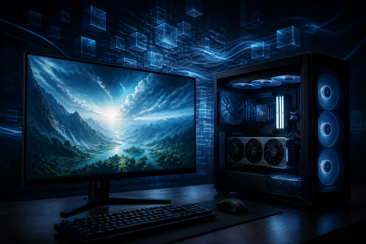 Ladezeiten in Open-World-Spielen mit schneller NVMe-SSD