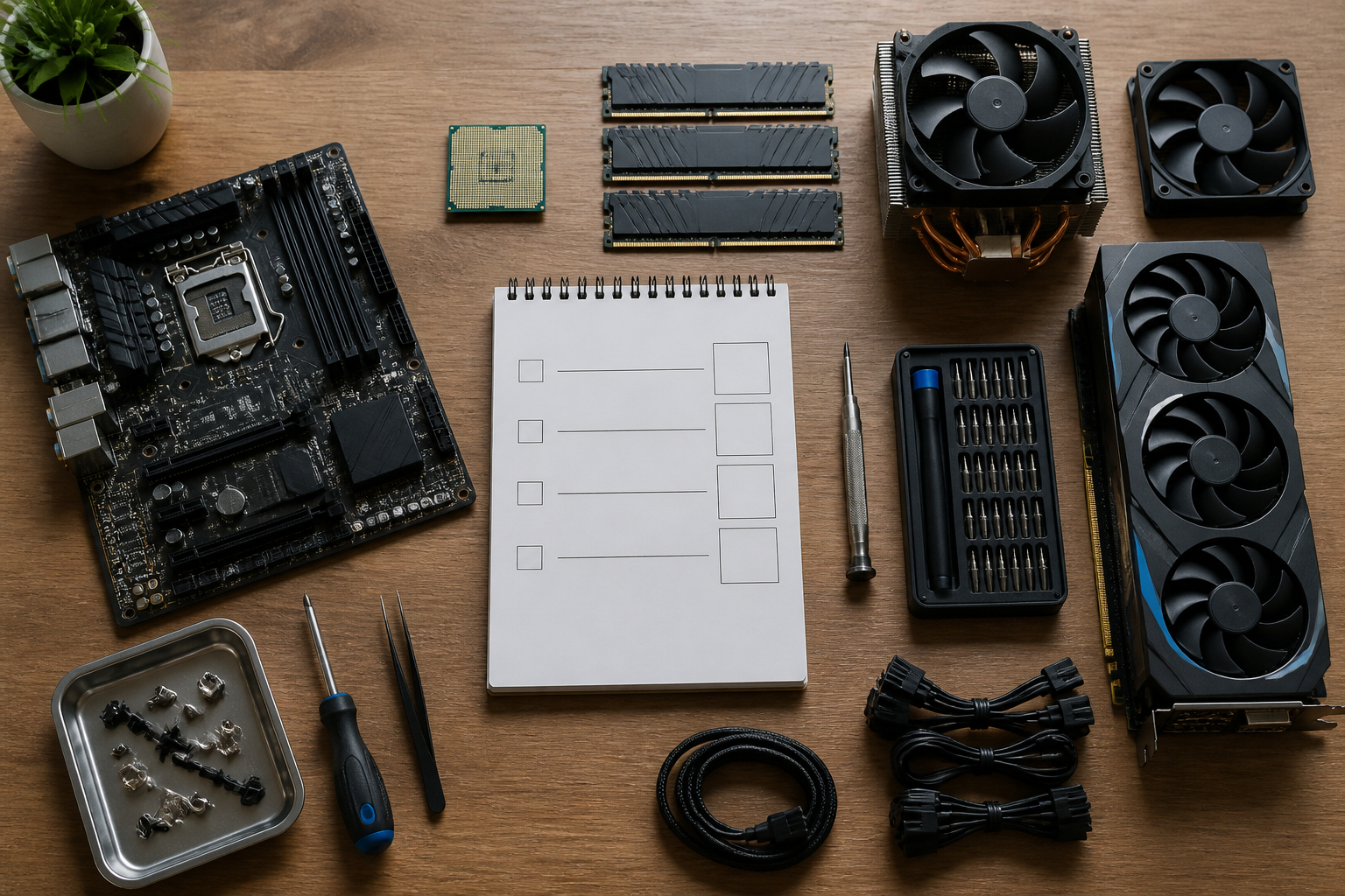 CPU Upgrade planen mit Mainboard RAM Kühler und Grafikkarte