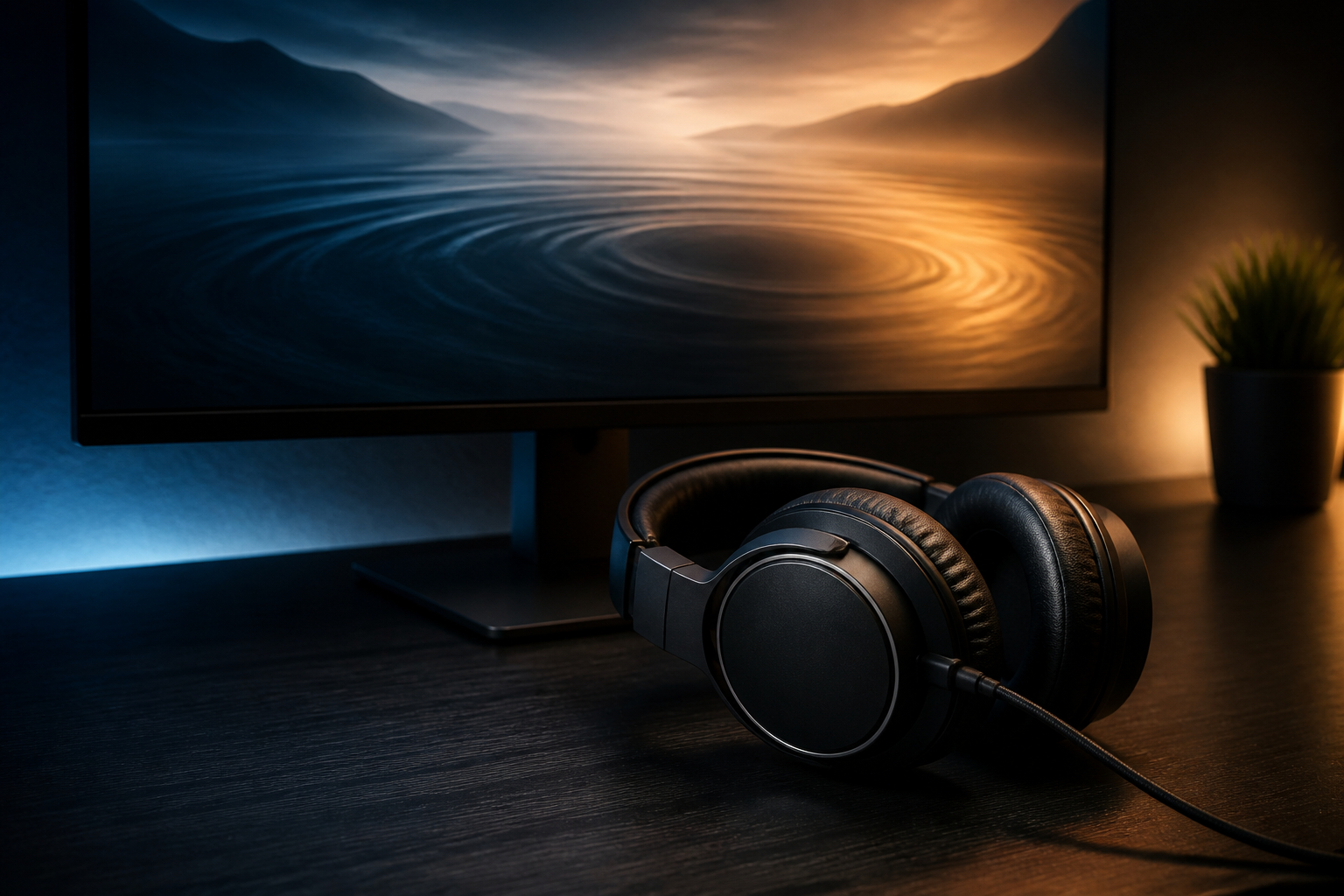 Gamer testet virtuellen Raumklang mit einem Gaming-Headset