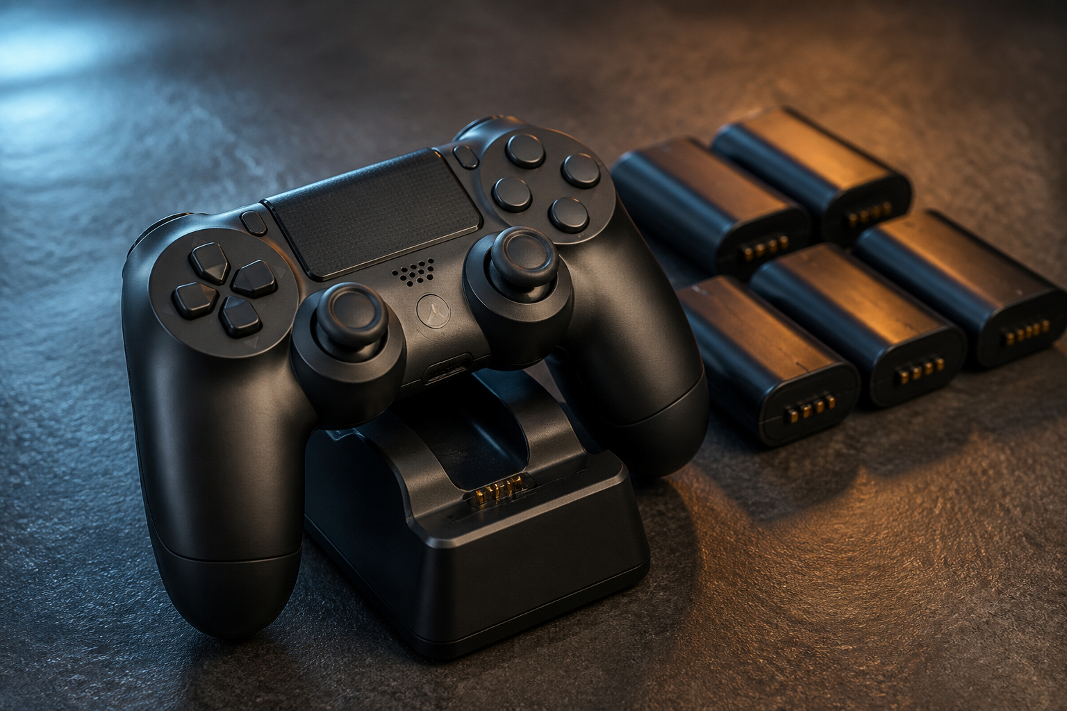 Xbox Controller Akku Ladestation mit Ersatzakkus