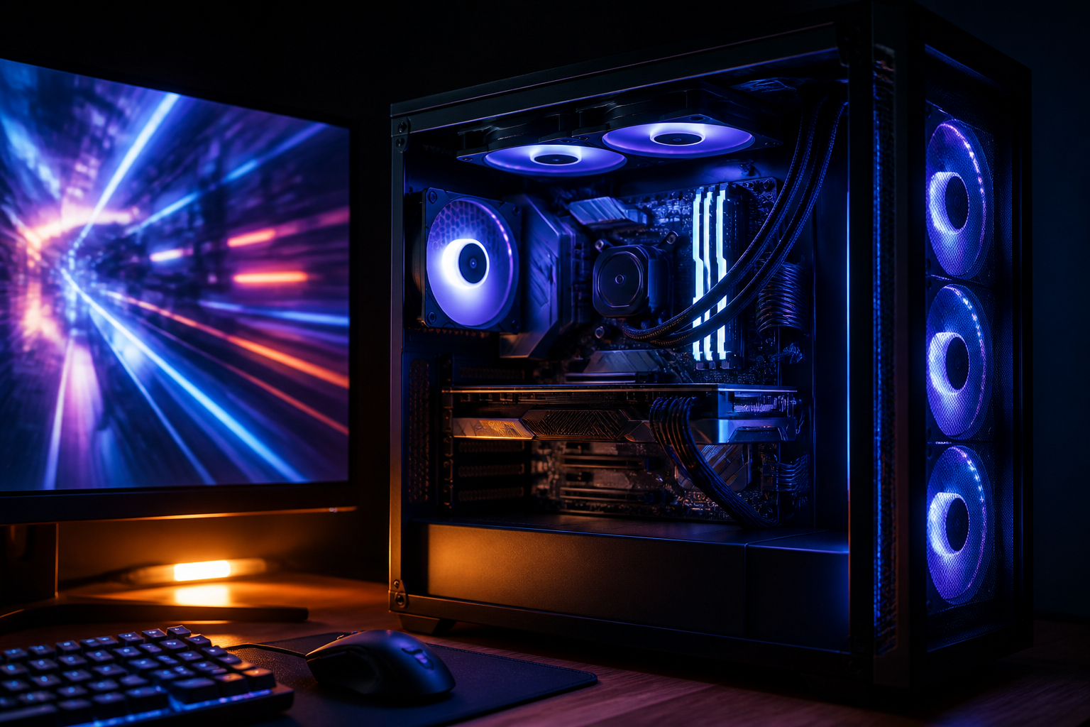 Gaming PC für hohe FPS mit leistungsstarker X3D CPU